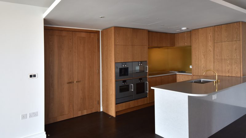 Chelsea Waterfront, Chelsea, SW10, London, CKA Holdings, JRL Group, FV Corvan, Fit-Out, Joinery, Front Elevation Construction Photography, Paul Scott,